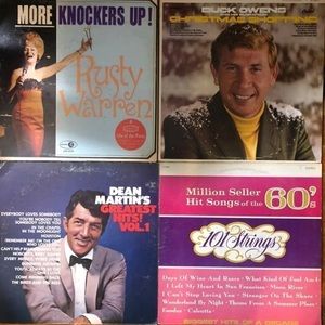 Assorted vinyl lot of 4 vintage records